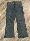 Banana Republic Cropped Bootcut Black Faded Wash Jeans Women’s Size 29 8 — photo 1