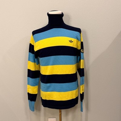 Adidas Carlo Gruber CG Ski Turtle Neck Sweater 100% Wool Knit, Men's Size ~ M