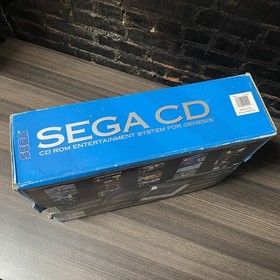Sega CD Model 2 Console + Original Box + Sewer Shark -- Tested + Working