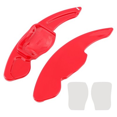 Steering Wheel Paddle Shifter Extension For SEAT VW Scirocco Red S2