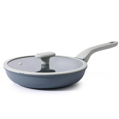 Nonstick Ceramic Frying Pan with Lid, Non Toxic Skillet, Healthy Egg Pan Nons...