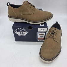 Dockers Elmington Shoes Mens Size 8 Dark Tan Oxford Dress Business Casual