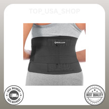 Mueller Adjustable Back Brace, Black, One Size Fits Most