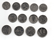 + LOT DE MONNAIES COMMEMORATIVES TOUTES DIFFERENTES   +