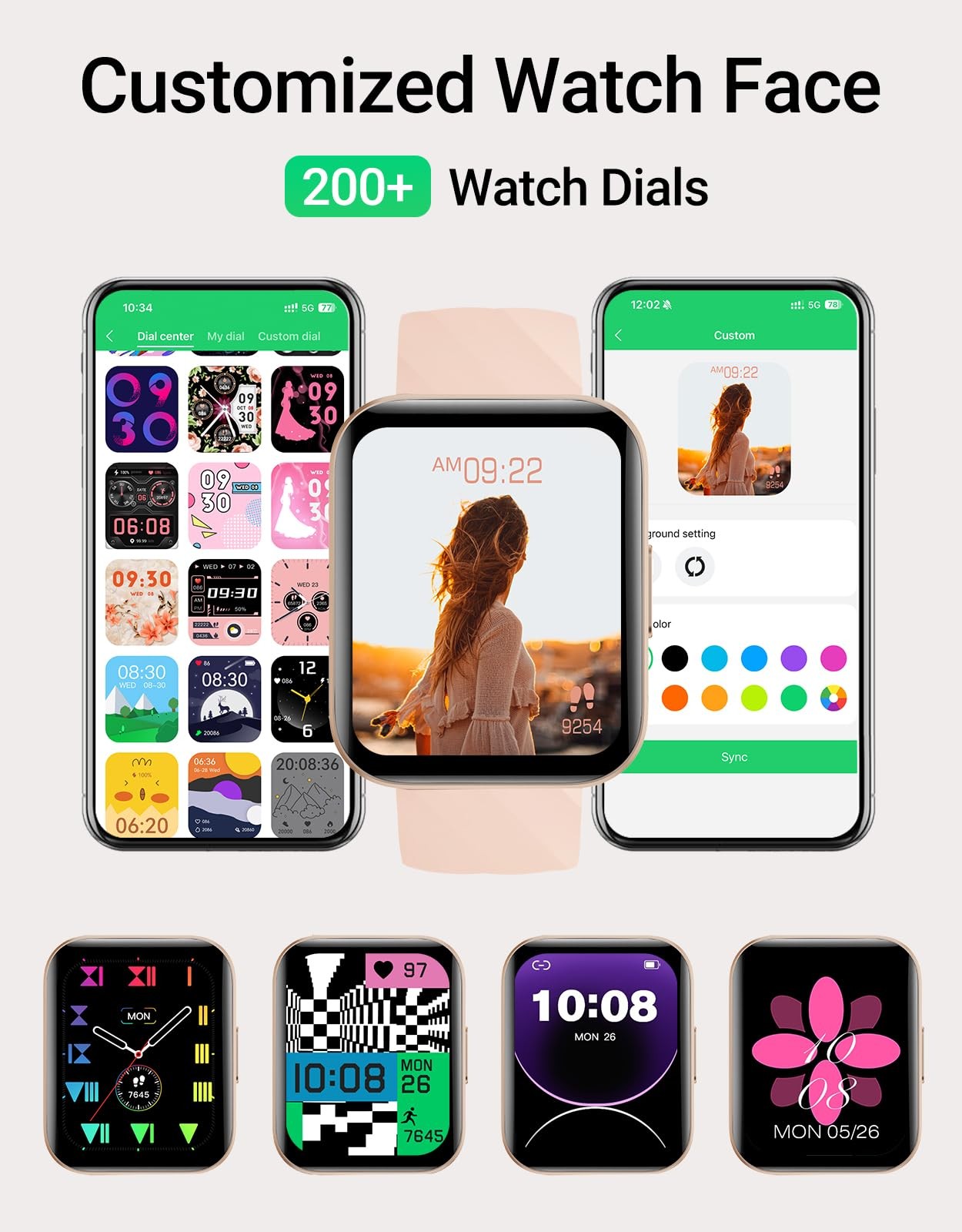 Digital Fitness Waterproof Smartwatch Fast Shipping