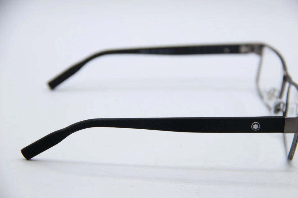 NUEVAS GAFAS MONT BLANC MB 0210O 002 NEGRAS CON MONTURAS AUTÉNTICAS 56-17 Foto 4 de 4