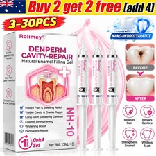 Rolimey DenPerm Cavity Repair Enamel Filling Gel 3x3ml for sensitive teeth