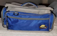 PLANO SOFTSIDER 3375-97 BLUE/GRAY FISHING TACKLE BAG WITH SHOULDER STRAP