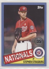 2020 Topps 1985 Topps Baseball Series 2 Blue Stephen Strasburg #85TB-49 02q1