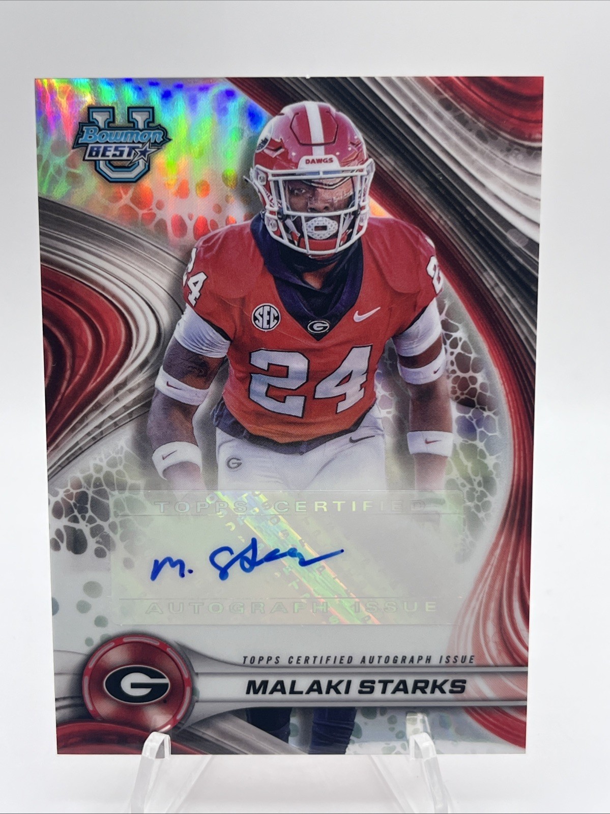 2024 Bowman University Best Malaki Starks Best of 2024 Autographs Auto #BOA-MS