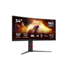 AOC Gaming CU34G4-34 inch Quad HD Monitor, 180Hz, 1ms, FreeSync Prem., HDR10 (25