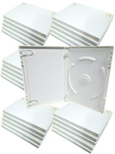 25 x NEW Replacement WHITE Game Cases for Nintendo WII Disc DVD Universal Case