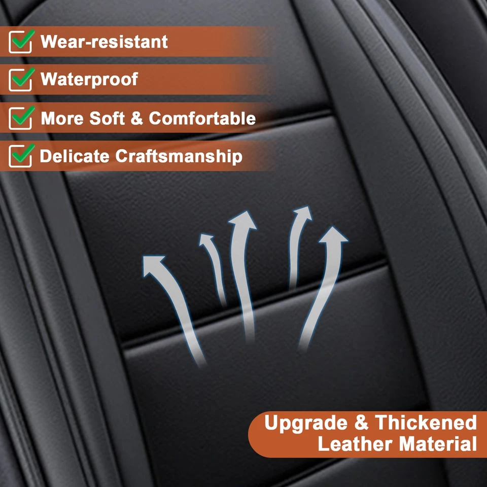 Car Seat Covers Custom For Nissan Rogue/Rogue Sport 2012-2023 Front Rear Seat Foto 4 de 4