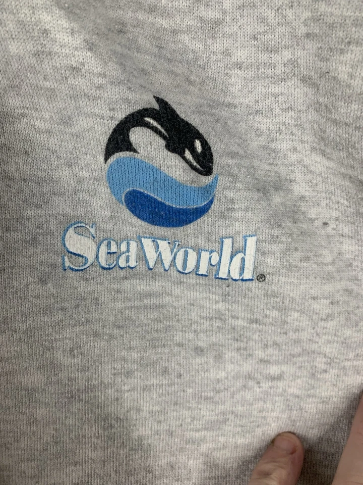 Sudadera con capucha Shamu Sea World vintage mediana años 90. Foto 4 de 4