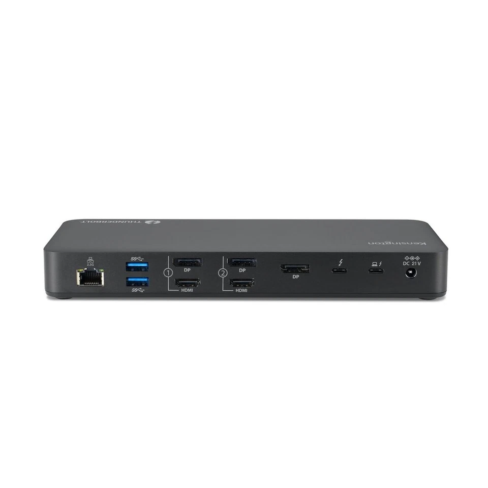 Kensington SD5920T EQ Station d’accueil USB-C 8K Ultra HD Noir Aluminium - Photo 3/4