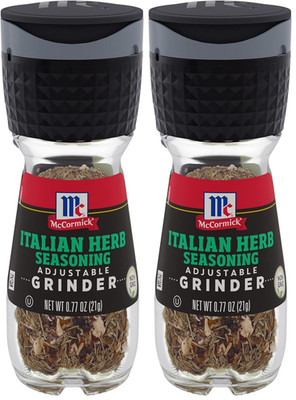 , Italian Herb Seasoning Grinder, 0.77 Oz (Pack of 2)