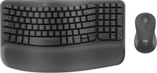 Logitech Wave Keys MK670 Combo, Wireless Ergonomic Keyboard with Signature M550