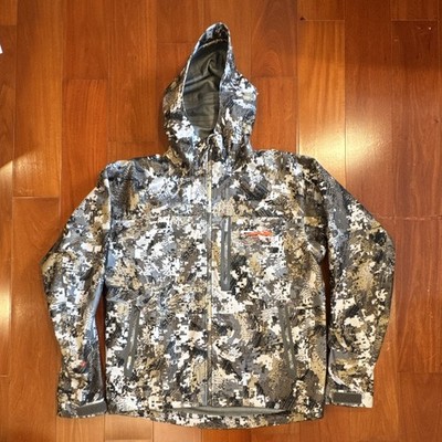 Sitka Men's Optifade Elevated II Gore-Tex Downpour Jacket Medium