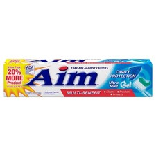 Aim Cavity Protection Toothpaste Ultra Mint Gel, 5.5 Ounce (Pack of 3), Multi 0.68 per gallon