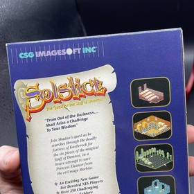 Solstice: The Quest for the Staff of Demnos (Nintendo, 1990) NES CIB Completo