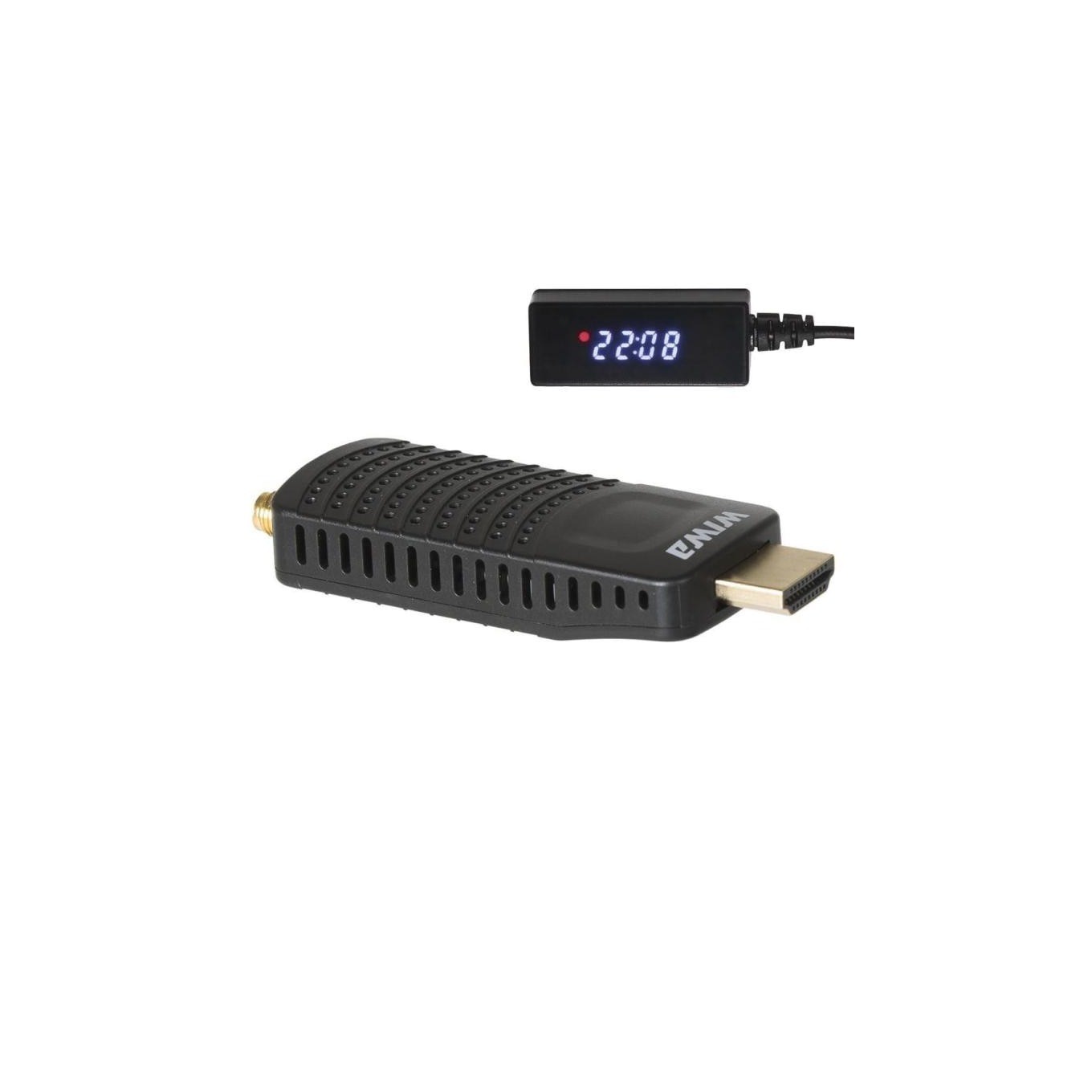 Wiwa TUNER DVBTT2 H265 MINI LED (USB 2.0, DVB-T, DVB-T2), TV-Karte - Bild 3