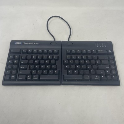 Kinesis Freestyle2 Blue KB800MB-BT Split Ergonomic Keyboard Mac BT TESTED