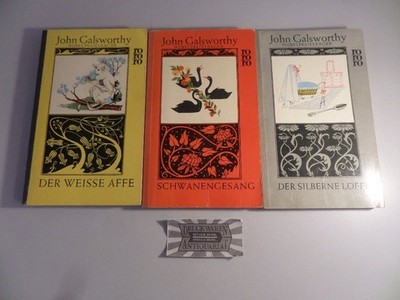 Der Weisse Affe. Schwanengesang. Der silberne Löffel. [3 Bände]. Band 1, 2 und 3