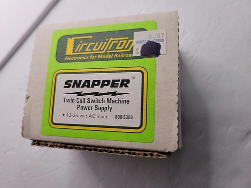 Circuitron 800-5303 Snapper Interruptor Doble Bobina Máquina Fuente de Alimentación 12-25 Voltios | Zustand: New