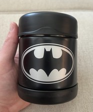 Termo metálico DC Comics Batman 10 oz frío/caliente con tapa negro y plateado