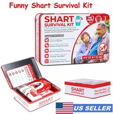 Funny Shart Survival Kit - Poop Prank Gift Set with Wipes & Underwear, Xmas Gift