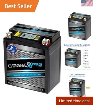 Compact 12V iGel Battery   85 CCA, Gel Electrolyte with LED Voltage Display