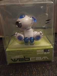 Computer Expressions Connect Webcam Sitting Dog 2.0 - Blue