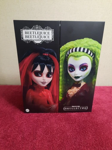 Monster High Skullector Beetlejuice Lydia Deetz Dolls 2 Pack NEW