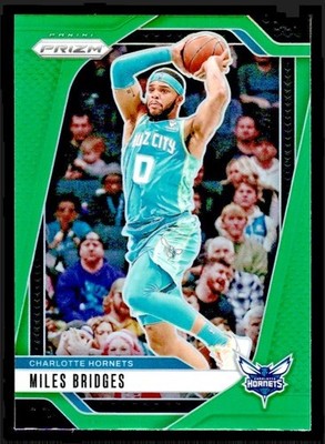 MILES BRIDGES 2024-25 PANINI PRIZM GREEN REFRACTOR