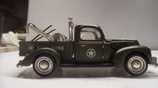 Golden Wheel USA ARMY Military 1940 Ford Tow Truck Wrecker, 1/32 scale Diecast