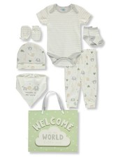 Baby Views Baby Boys' 8-Piece Layette Gift Set Color: green Size: 0 - 3 months
