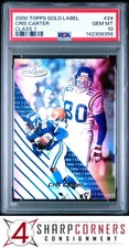 2000 TOPPS GOLD LABEL CLASS 1 #24 CRIS CARTER HOF POP 1 PSA 10