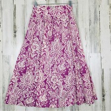 Abercrombie  Fitch Floral Peasant Skirt Women's Small Boho Flowy Modest Midi
