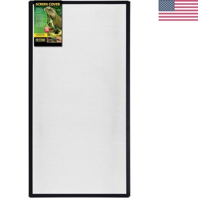 Durable 40 Gallon Reptile Terrarium Screen Cover - 36'' x 18'' Modern Design