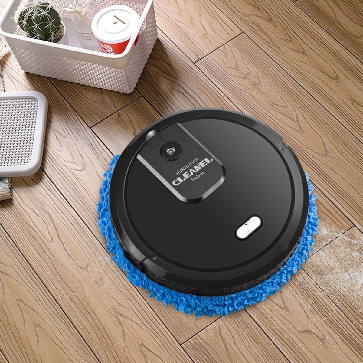 Robot Vacuum Cleaner Sweep And Wet Mopping Floors Smart Sweeping 