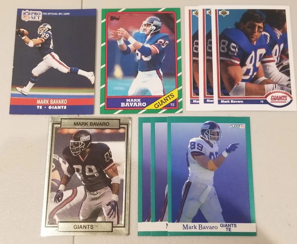 HUGE 393 NFL Football Card Lot: New York Giants HoF RC Stars FREE SHIPPING!! - Image 4 of 4