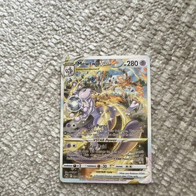 Pokémon Mewtwo VSTAR GG44/GG70 Crown Zenith Galarian Gallery Holo EN 2023 280
