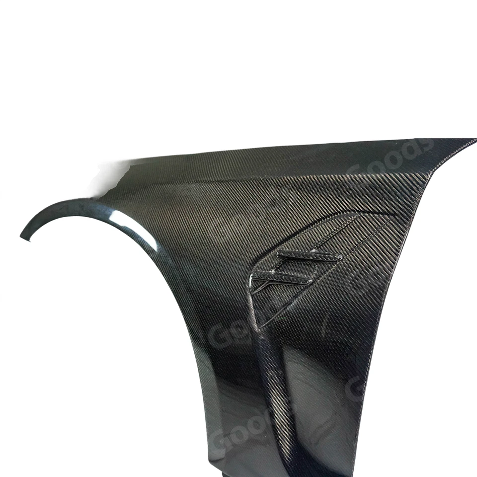 Painel de para-lama de resfriamento frontal de fibra de carbono real para 11-16 BMW 5 Series M Style - Imagem 4 de 4