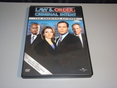 Law & Order Criminal Intent DVD The Premiere Episode Vincent D'Onofrio Thriller
