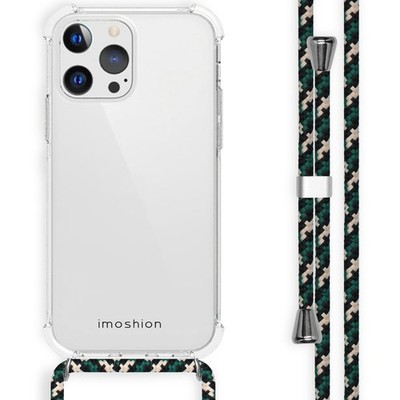 imoshion Transparentes Backcover mit Band Apple iPhone 13 Pro - Green Multi Colo