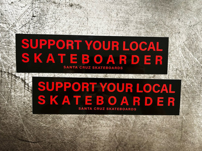 Skateboarding Stickers Set SUPPORT YOUR LOCAL STICKER Powell Thrasher RVCA Alien