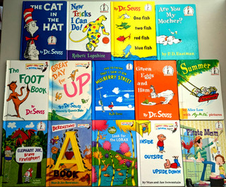 14 Book Lot DR SEUSS (7 NEW!) Cat in Hat / Green Eggs / Mulberry / Berenstains
