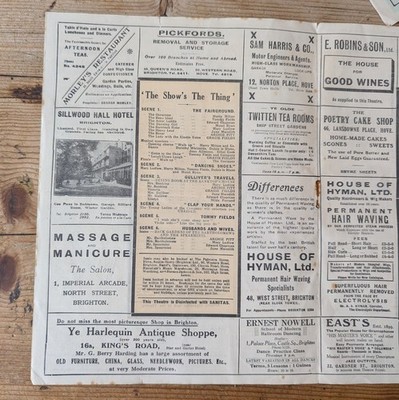 1929 Theater Royal Brighton Programm The Show s The Thing Gracie Fields