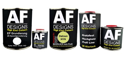 FÜR Datsun NYN Yellow 3.7L Autolack SET 2K Epoxid Grundierung Klarlack