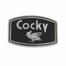 MASOP VOGU Rectangle Casual Animal Mens Cocky Rooster Belt Buckles Metal Cowboy